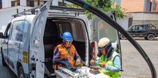 Fibra óptica lideró el tráfico de internet fijo de Movistar al cierre del 2023